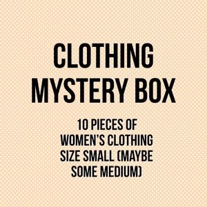 10 pieces women’s clothing mystery box